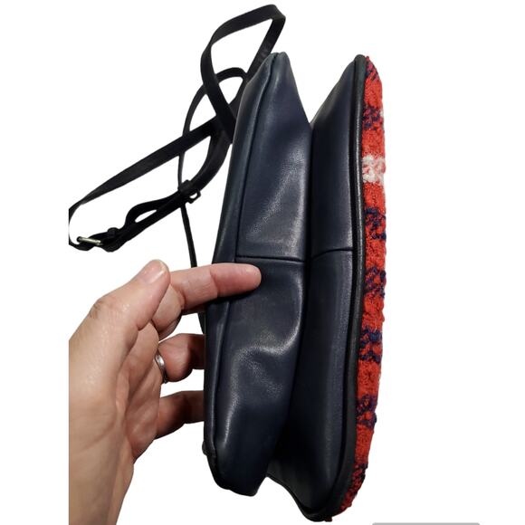 Claramonte Accessories-Anthropologie| Leather & Fabric Suzy Crossbody Bag - Picture 9 of 11